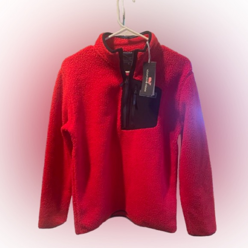 Vineyard Vines Sherpa quarter zip